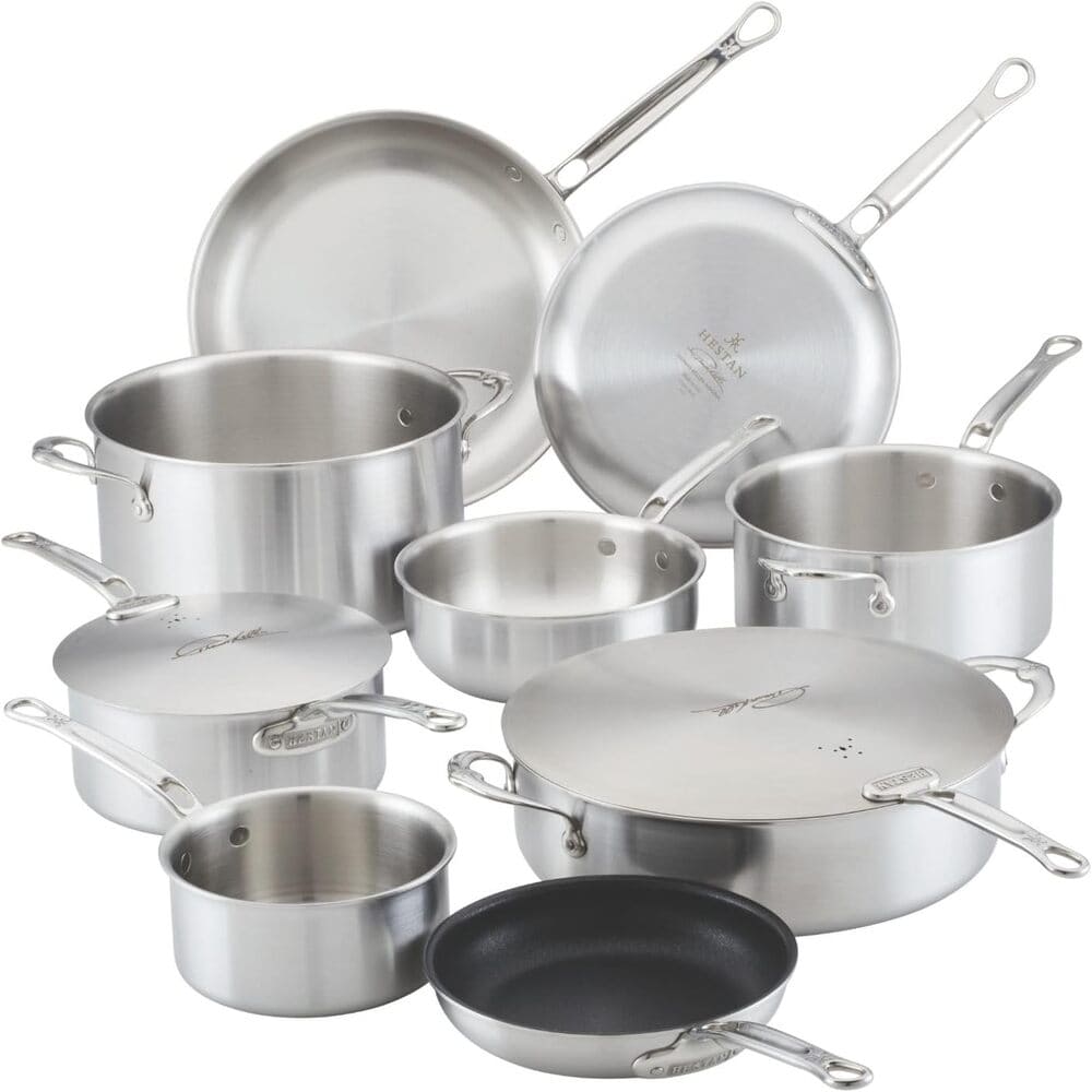 Elevate Your Cooking with the Thomas Keller Insignia 11-Piece Stainless Steel Cookware | Wiloria