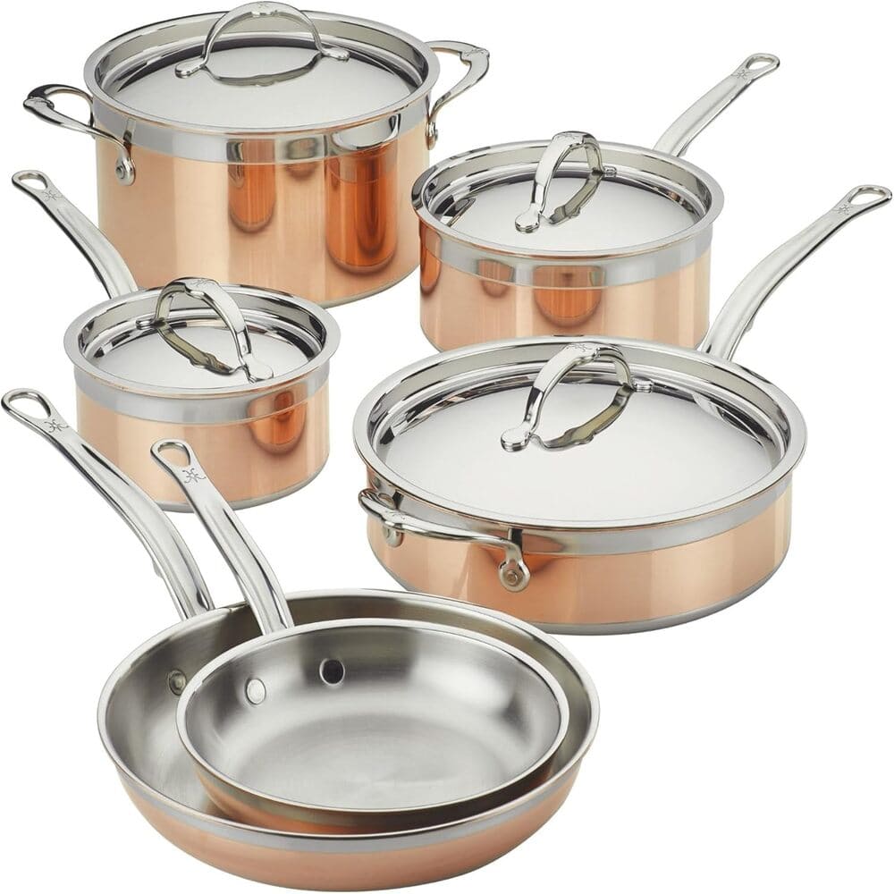 Elevate Your Kitchen with Hestan CopperBond 10-Piece Cookware Set |Wiloria