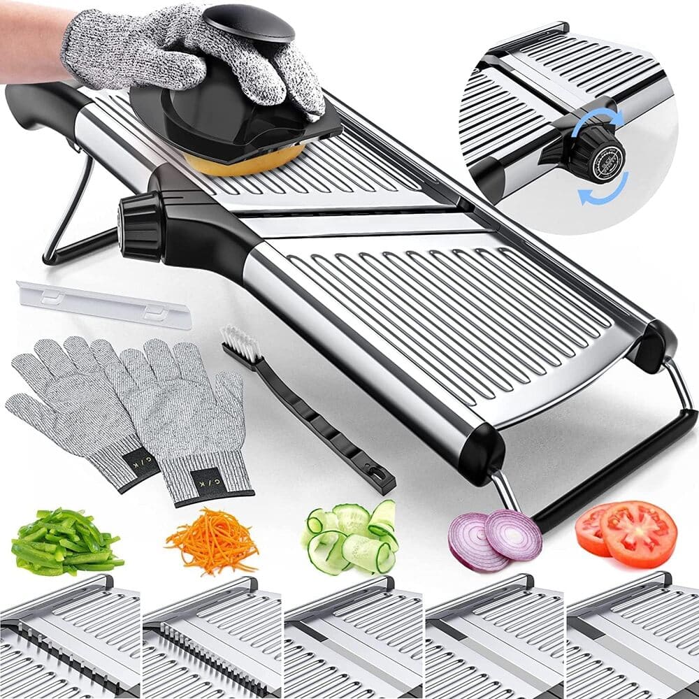 Enhance Your Cooking with the Gramercy Adjustable Mandoline Food Slicer