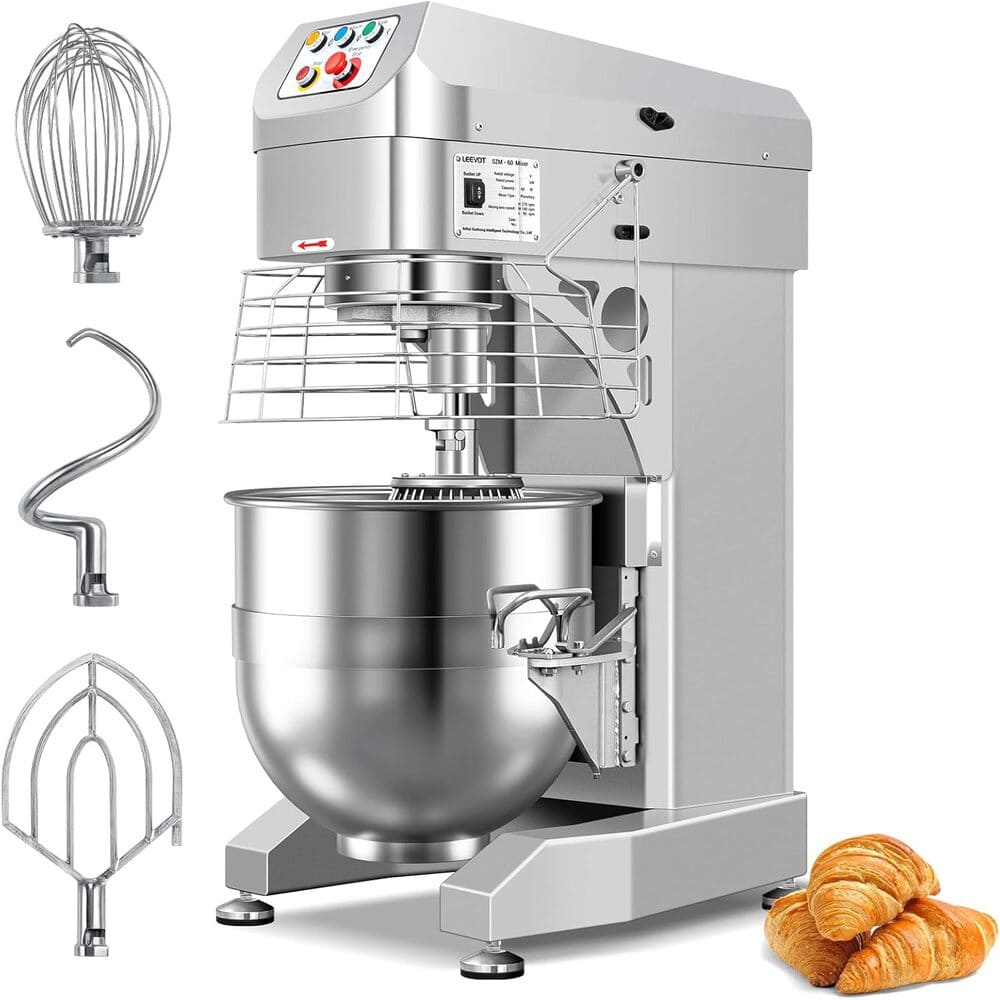 Power Your Kitchen Like a Pro: The 60QT Commercial Food Mixer Every Chef Needs  | Wiloria