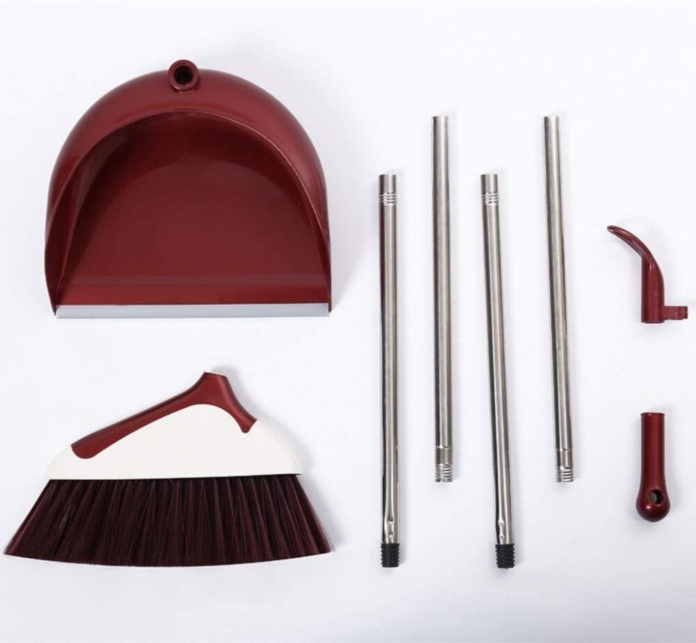 BNJWJZS Compact Broom & Dustpan Set – Stainless Steel Handle Combo | Wiloria - Image 5