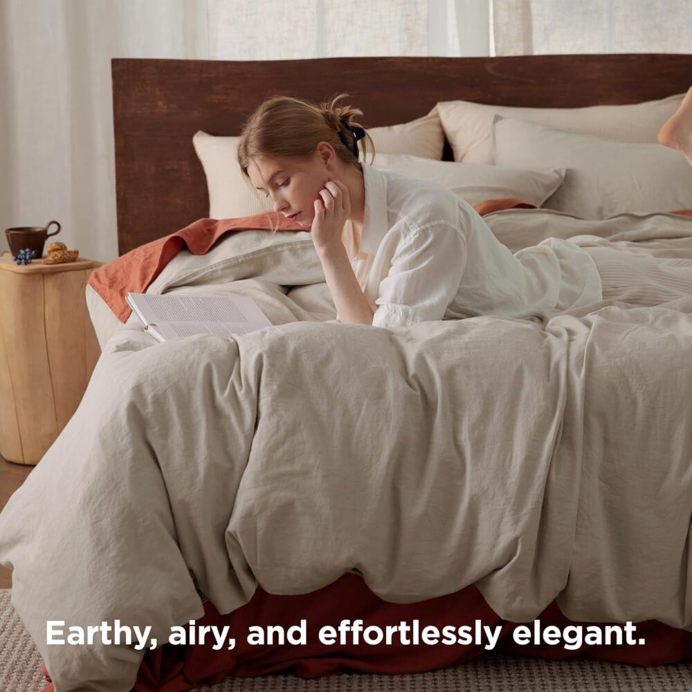 Bedsure Linen Duvet Cover – Comfort & Style in One Set | Wiloria - Image 5