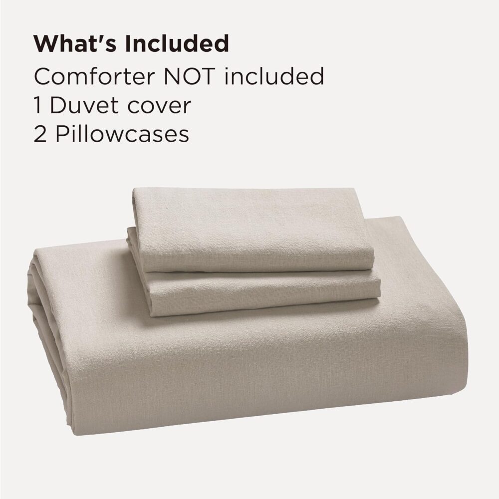 Bedsure Linen Duvet Cover – Comfort & Style in One Set | Wiloria - Image 3