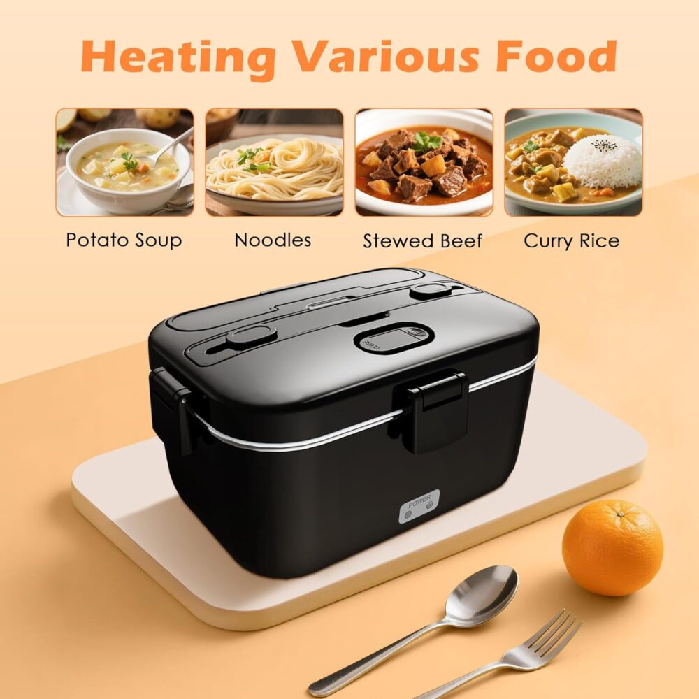 Electric Lunch Box 100W – Portable Heated Food Warmer (1.8L) | Wiloria - Image 5