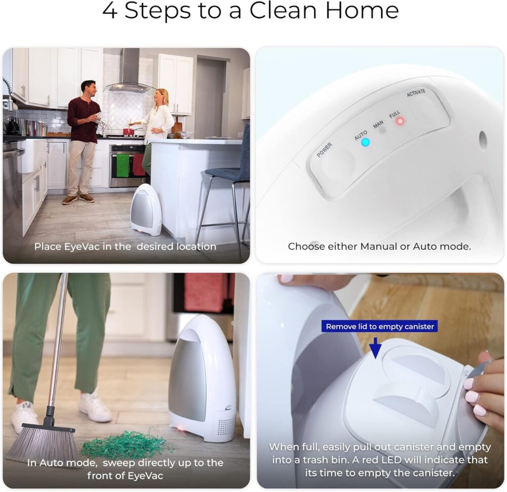 EyeVac Home Touchless Vacuum – Hands-Free Cleaning for Pet Hair & Dirt | Wiloria - Image 5