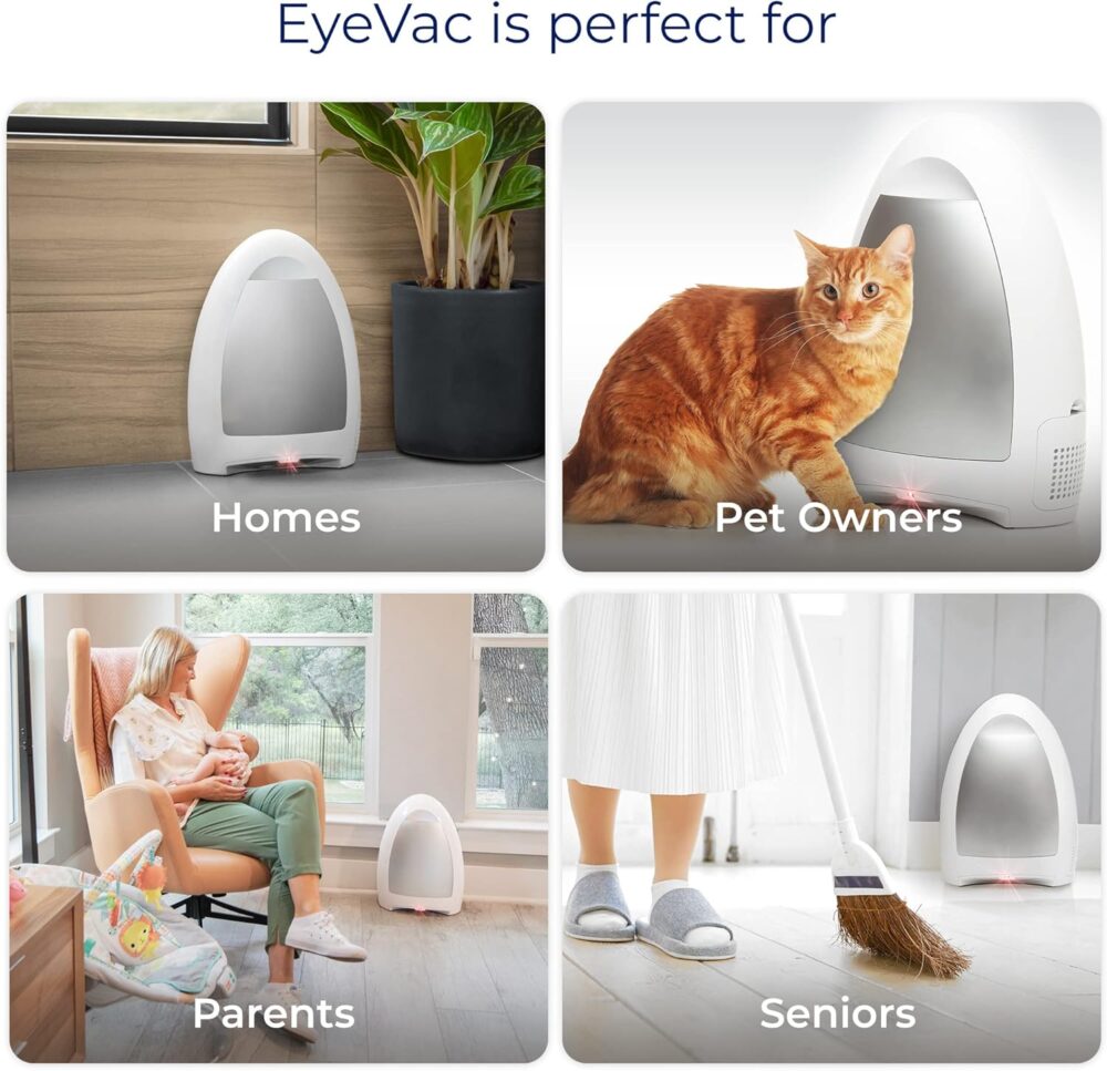 EyeVac Home Touchless Vacuum – Hands-Free Cleaning for Pet Hair & Dirt | Wiloria - Image 3