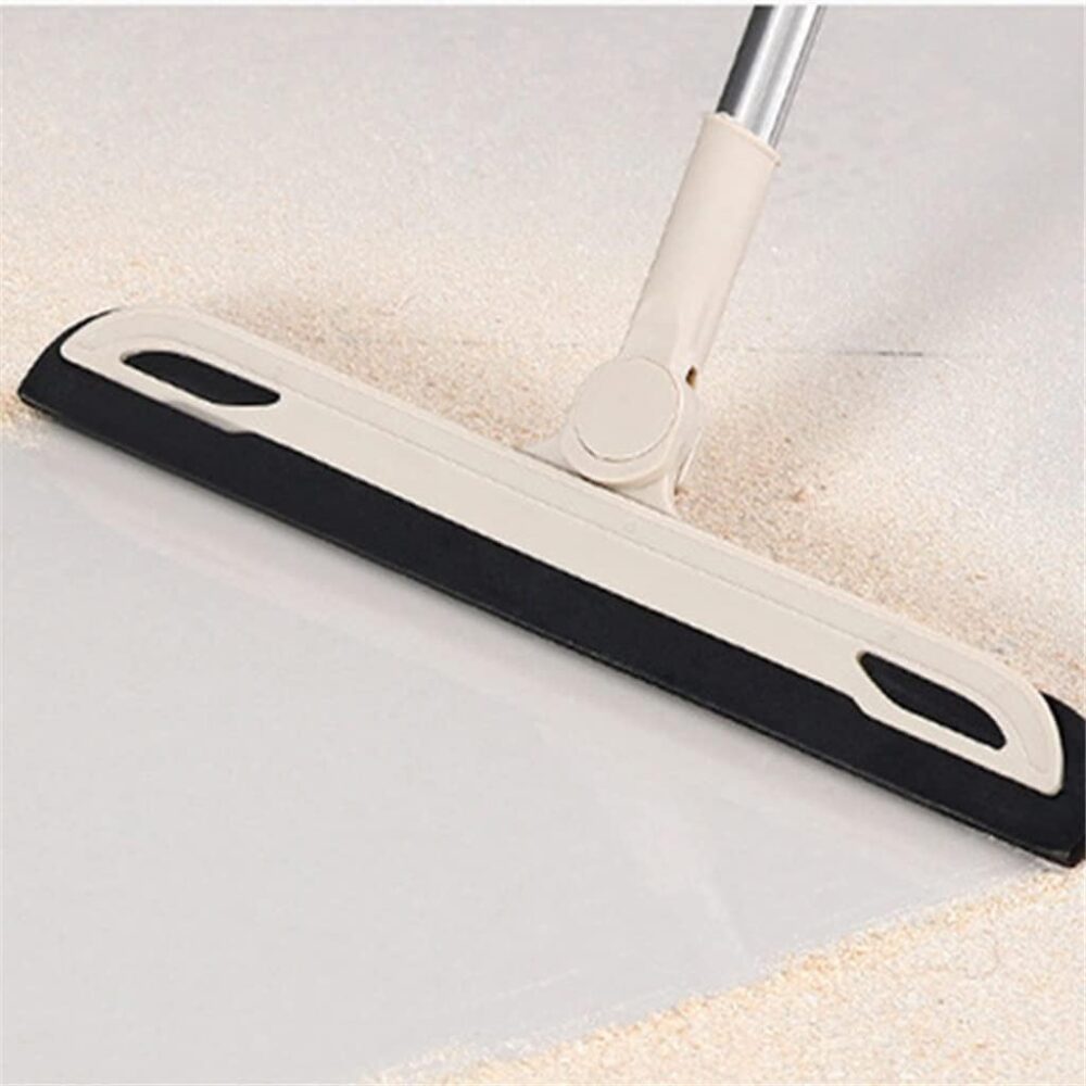 HIONJIN 3pcs Long Handle Broom & Dustpan Set – Soft Floor Cleaning Kit  | Wiloria - Image 3