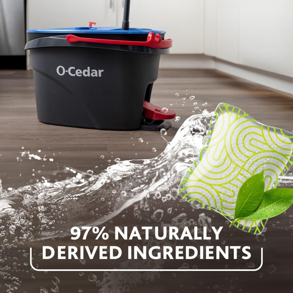 O-Cedar EasyWring RinseClean Mop & Bucket with Citrus Pacs | Wiloria