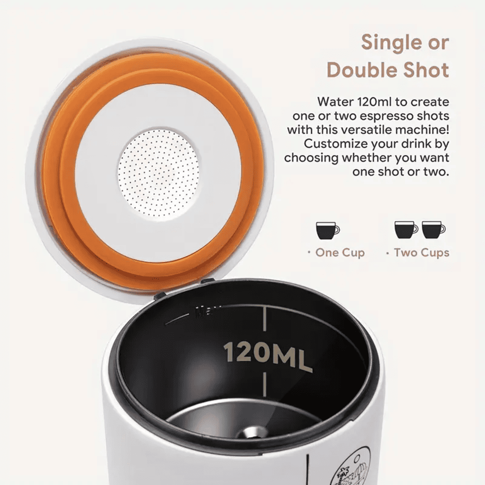 2-in-1 / 3-in-1 Portable Espresso Machine – Car, Hiking & Office Use  | Wiloria