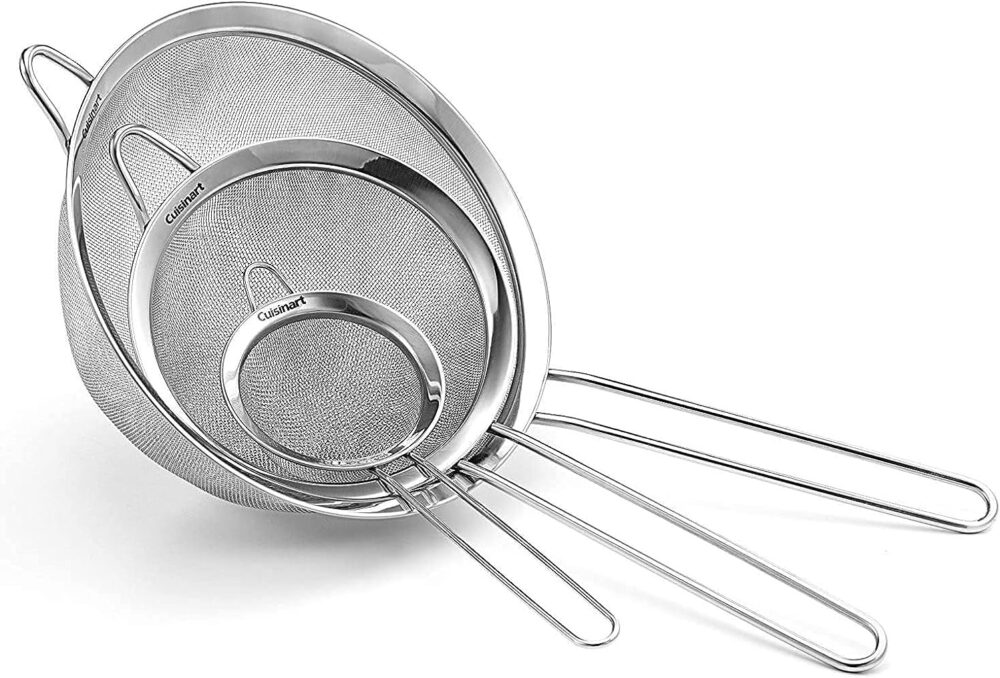Cuisinart Mesh Strainers (3-Pack) + 1.7L Cordless Electric Kettle Bundle – Stainless Steel | Wiloria - Image 3