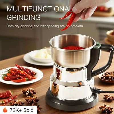 Grind Anything in Seconds! ⚡ Grain Grinder for Home & Kitchen | Wiloria