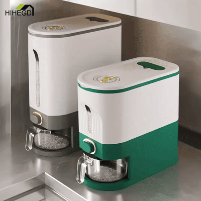 Moisture-Proof Large Capacity Grain & Rice Storage Container – Leak-Proof Kitchen Organizer | Wiloria
