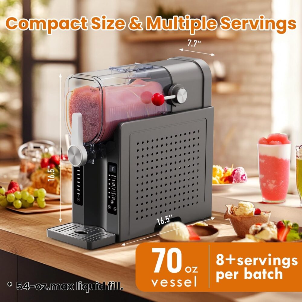 Slushie Machine 70Oz – Frozen Drink Maker for Home & Commercial Use | Wiloria - Image 3