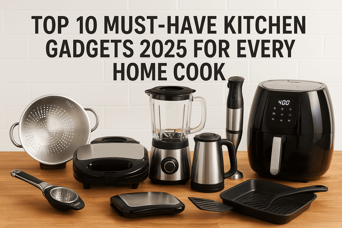 You are currently viewing Top 10 Must-Have Kitchen Gadgets 2025 for Every Home Cook