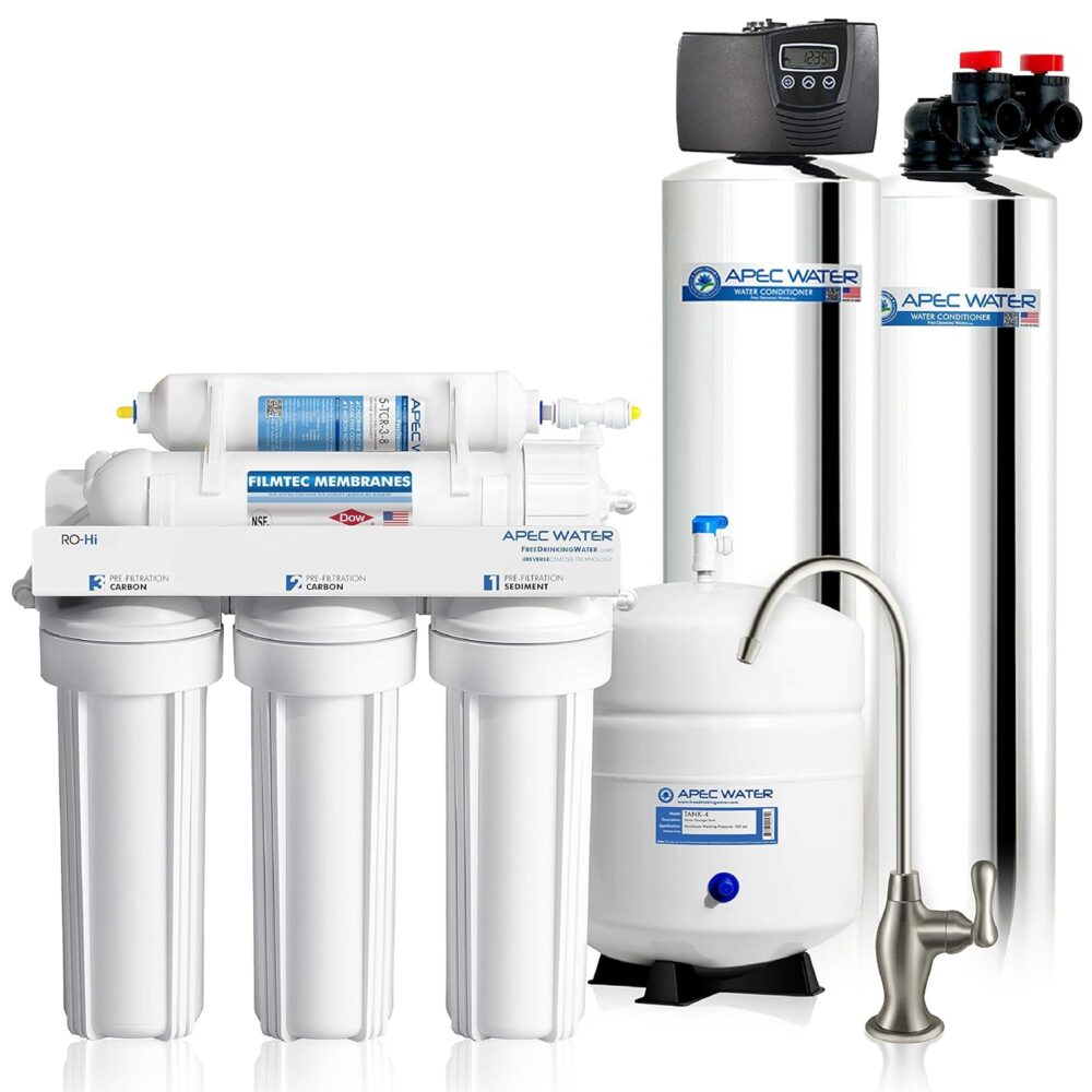 APEC TO-SOLUTION-10 Whole House Water Filter & Salt-Free Softener | Wiloria