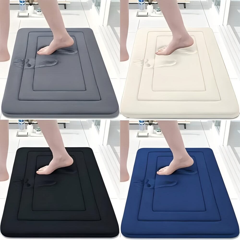 Quick-Dry, Machine Washable Floor Mat for Bathroom, Kitchen & Laundry |Wiloria