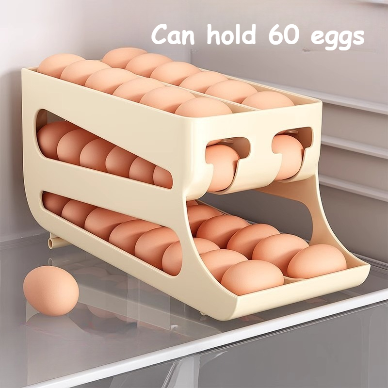 Wiloria|Large Capacity 60-Egg Storage Box for Refrigerator & Kitchen