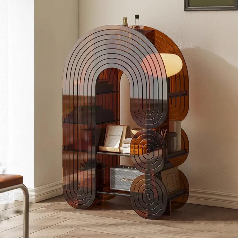 Wiloria|Transparent Open Shelves Organizer for Living Room & Bedroom
