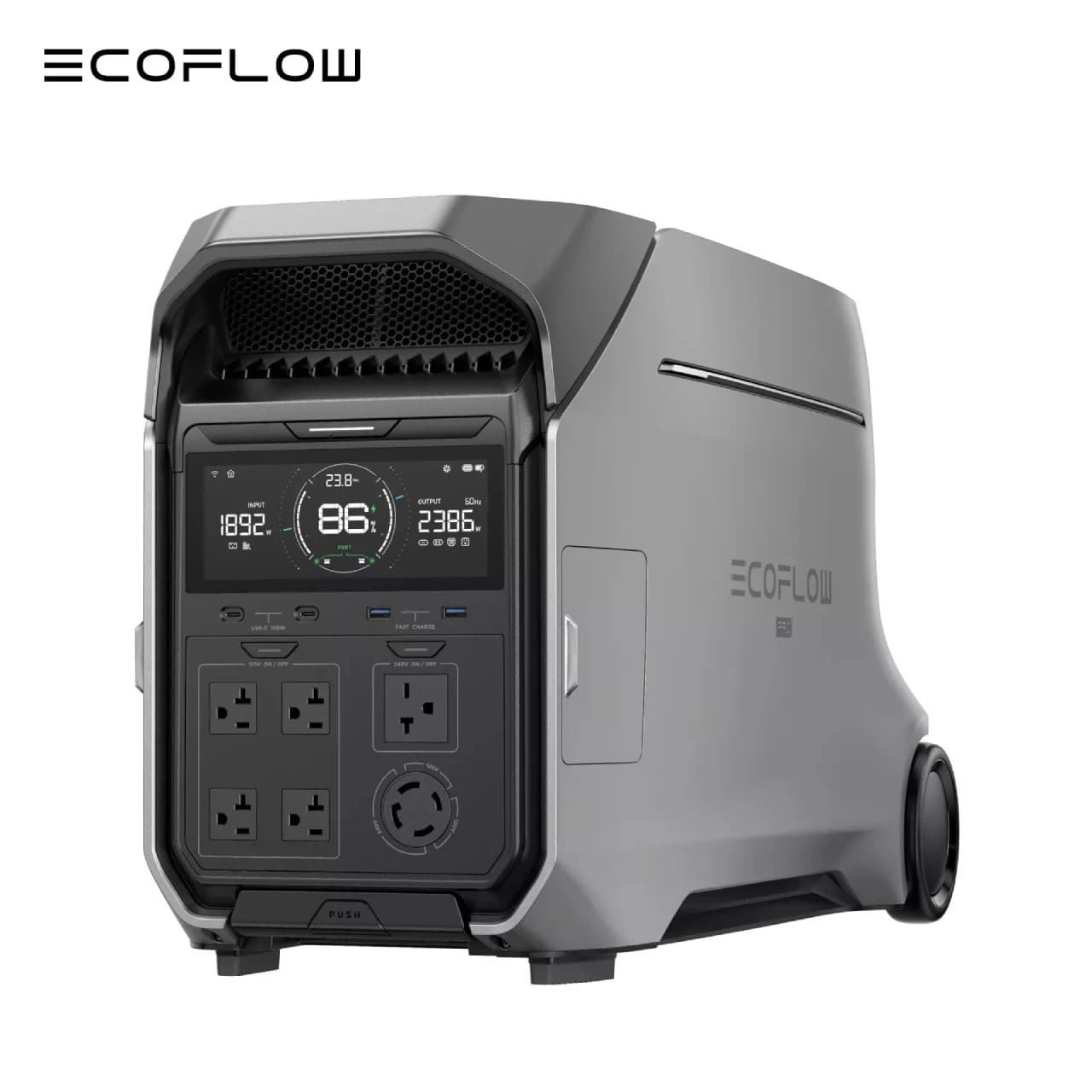 ECOFLOW DELTA Pro 3 – 4000Wh LFP Portable Power Station & Solar Generator (120/240V | 4000W AC Output)| Wiloria
