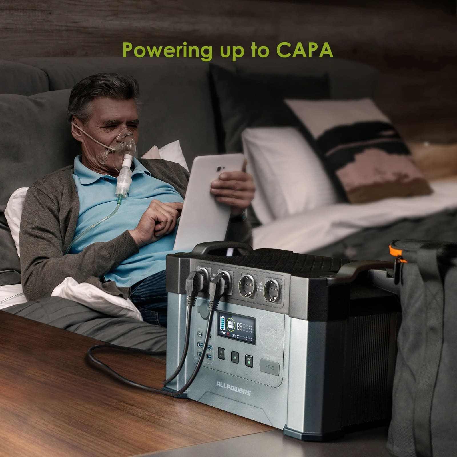 ALLPOWERS S2000 Pro Solar Generator 2400W – 1451Wh Portable Power Station with 400W Solar Panel for Home & RV |Wiloria - Image 3